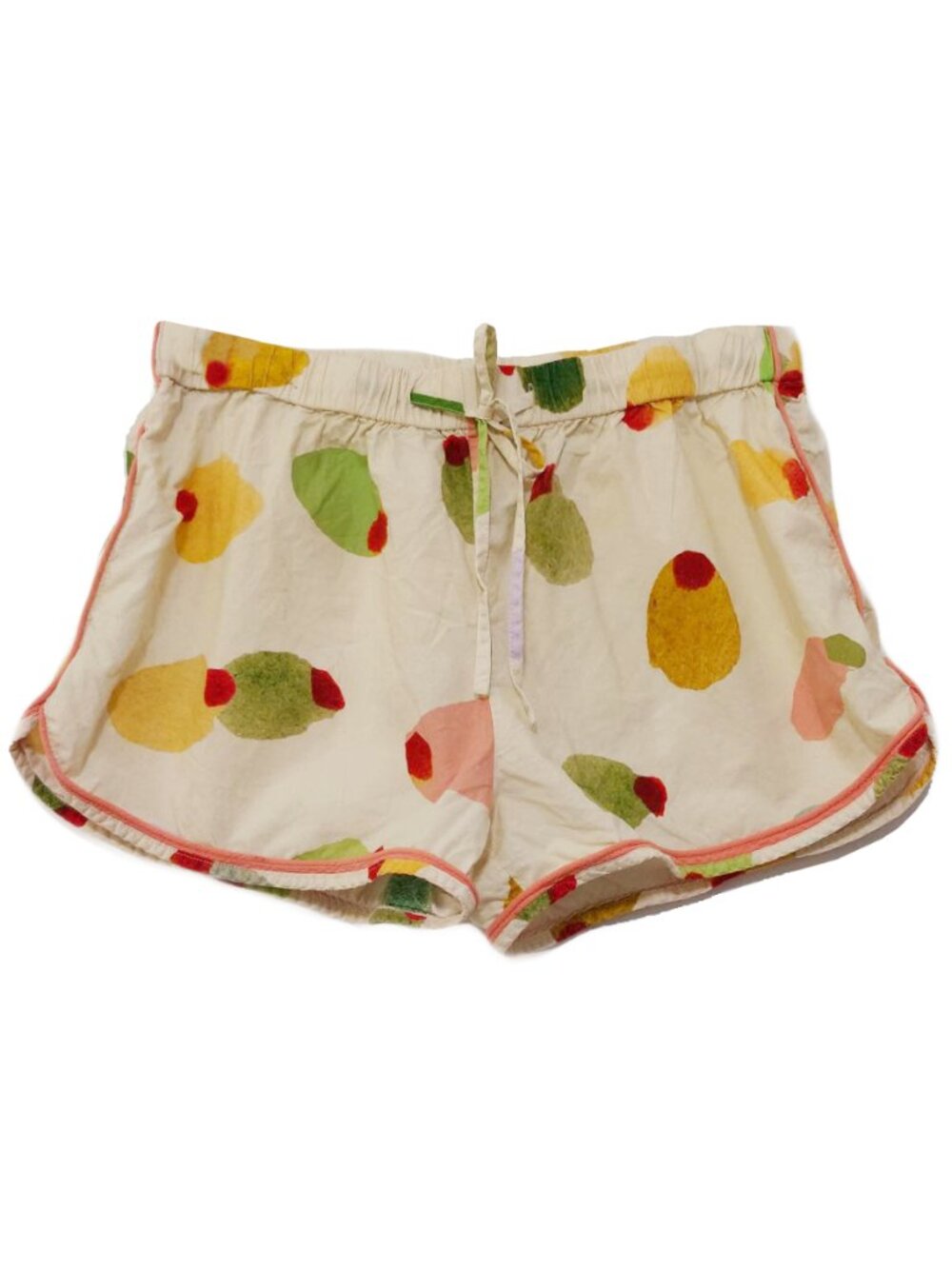 Rachel Antonoff Filthy Martini Cotton Poplin Pajama Shorts